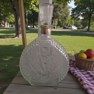 MCM Anchor Hocking Decanter,  1960s,9.5"x5